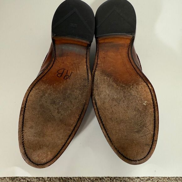 Allen Edmonds Cody Brown Leather Tassel Weave Kiltie Loafer Made In USA Sz 14D - Picture 9 of 9